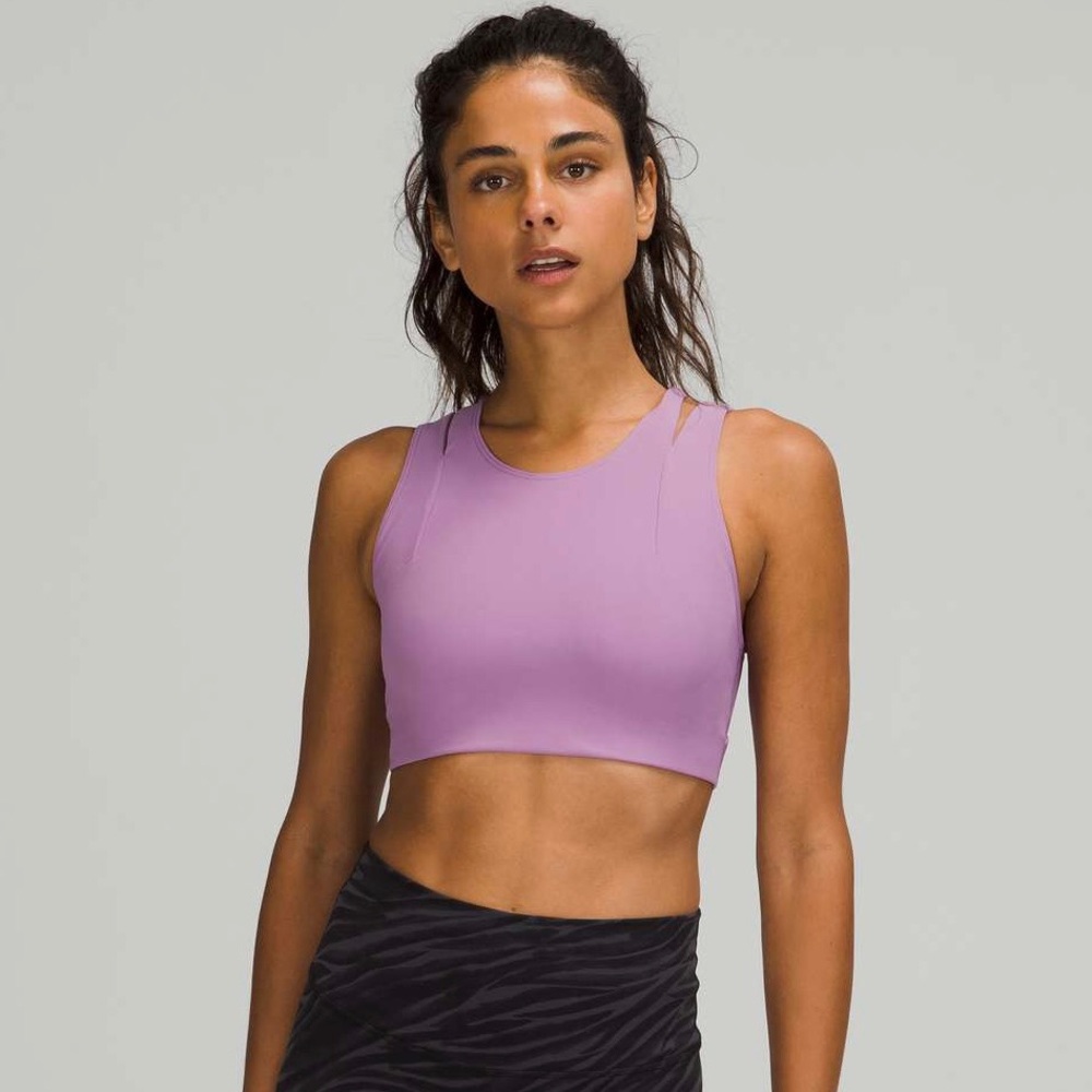 Lululemon Strong Front Bra - Size 8 - Wisteria Purple